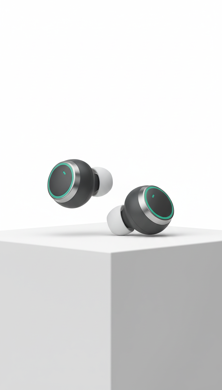 Noise-cancelling earbuds with seamless pairing