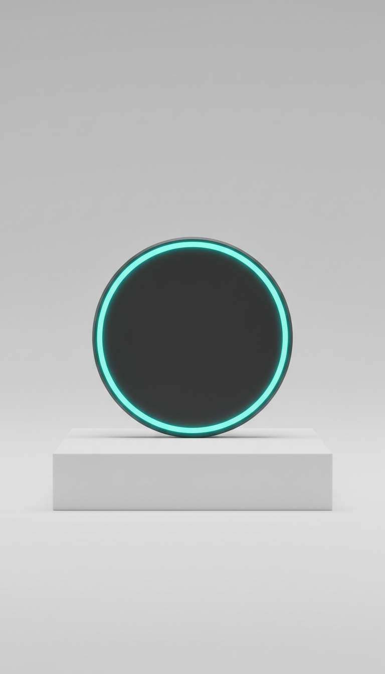 Wireless charging pad with aqua accent edge