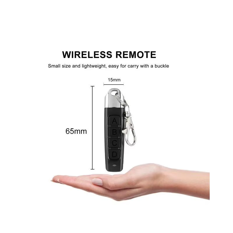 433MHZ 433.92Mhz Remote Control Garage Gate Door Opener Remote Control Duplicator Clone Learning Rolling Code Car Key