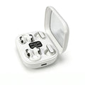 FLUFFDRIP Q10 [2-Pair Pack] Open-Ear Clip-On Wireless Earbuds (4 Units Total) — Mini Bluetooth Headphones with LED Digital Display Charging Case | Touch Controls | Open-Ear Sports Earphones Designed for Fitness & Running#Summerwins #Dealsforyoudays
