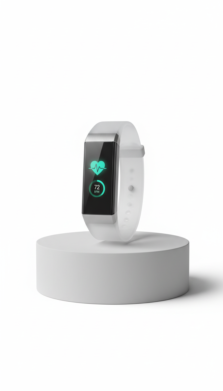 Sleek fitness tracker with ultra-thin band